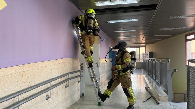 שריפה פרצה בבית ספר בנהריה; התלמידים הונחו שלא להיכנס