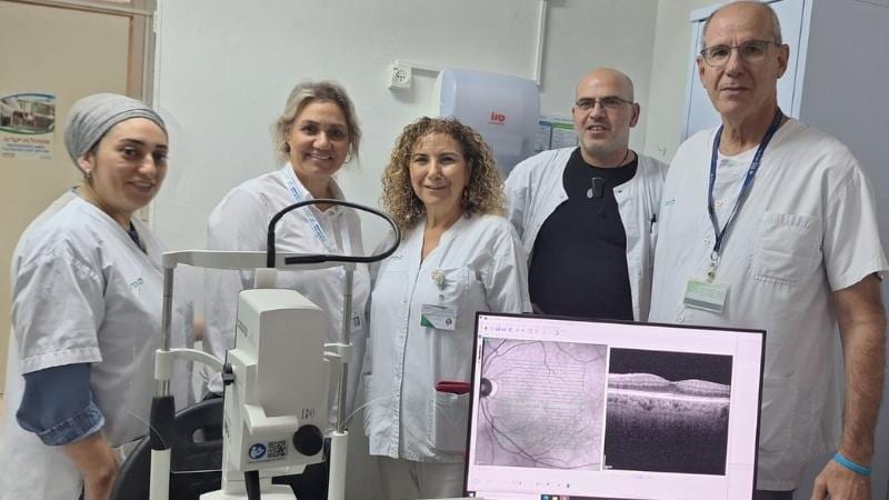 לראשונה במרכז לין: בדיקת עיניים ייחודית על ידי מכשיר OCTA